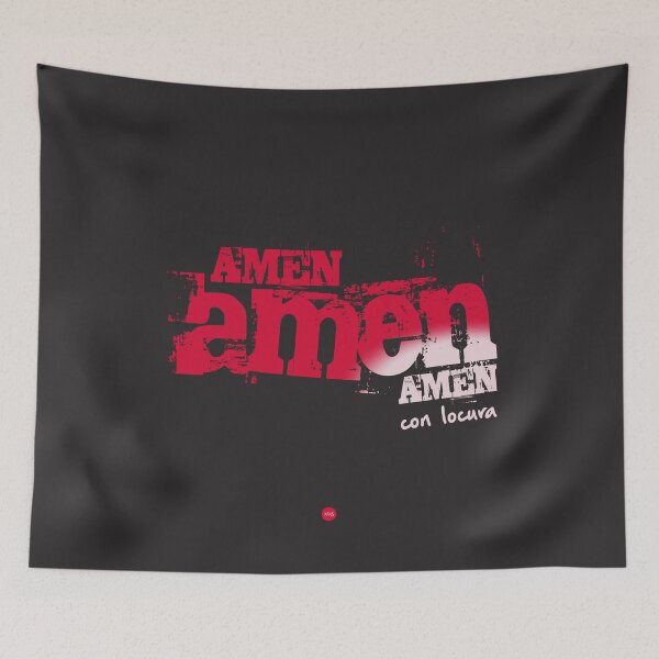 Item preview, Amen with madness (fo) I designed and sold by XUSRedbubble.
