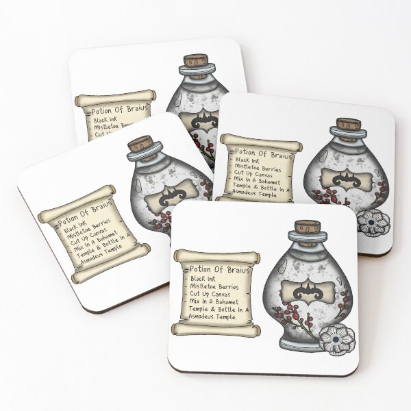Item preview, Briaus Potion Bottle and Ingredient List designed and sold by LunarAshes.