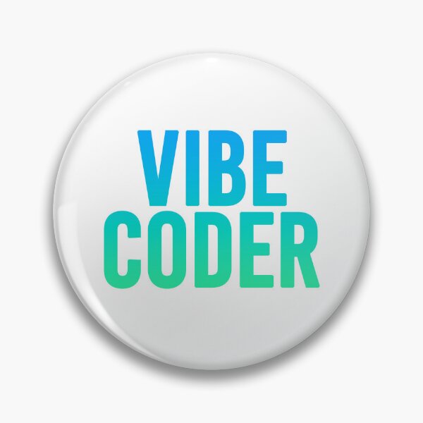 Item preview, Vibe Coder Teal and Blue designed and sold by Memes N Lore .