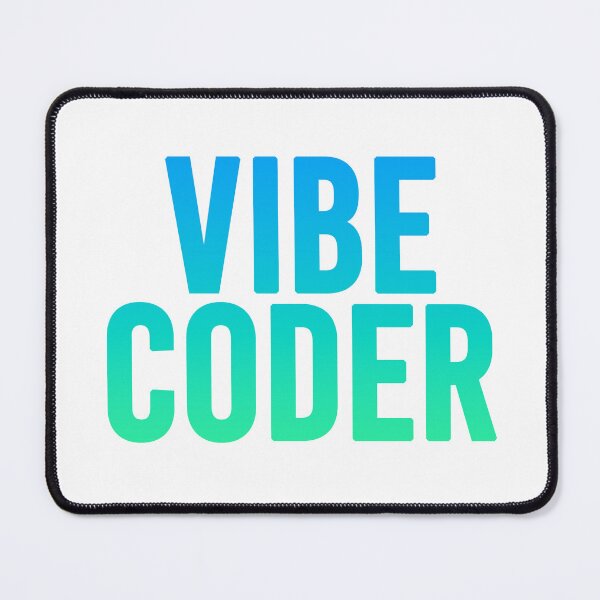 Item preview, Vibe Coder Teal and Blue designed and sold by Memes N Lore .
