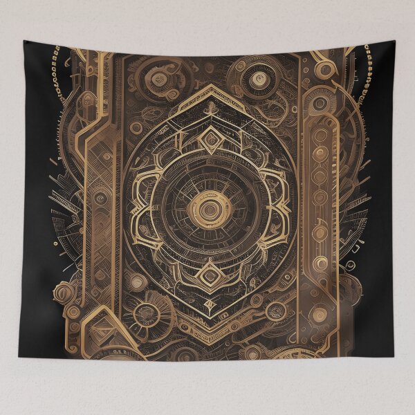 Item preview, ancient gold shield designed and sold by aliraweb.