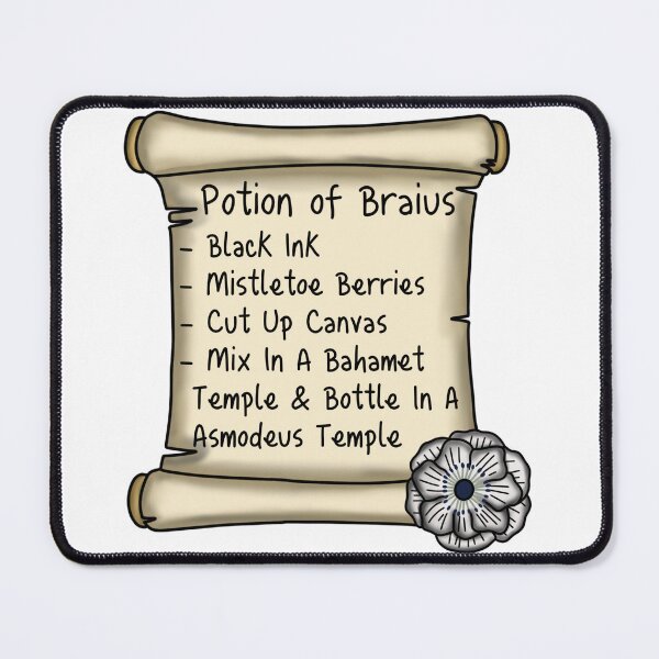 Item preview, Potion of Briaus Ingredient List designed and sold by LunarAshes.