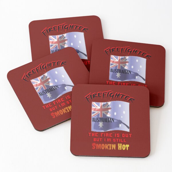 Item preview, Smokin’ Hot Aussie Firefighter • Funny Hero Pride Design designed and sold by fairmaiden7.