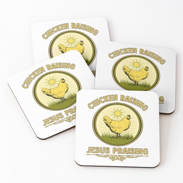 Item preview, Chicken Raising And Jesus Praising Christian Country Farm Poultry Lover  designed and sold by Bad Kitty Designz.