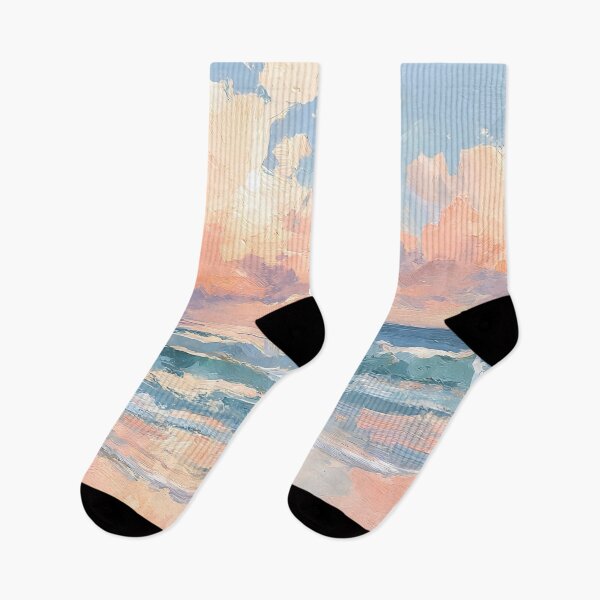 Item preview, A beach at sunset with soft clouds 7 designed and sold by FlaskLab.
