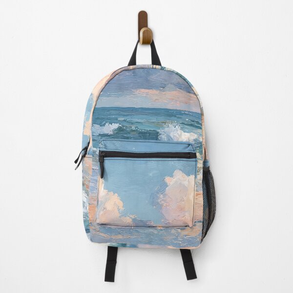 Item preview, A beach at sunset with soft clouds 6 designed and sold by FlaskLab.