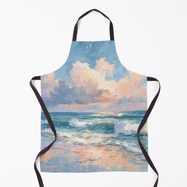 Item preview, A beach at sunset with soft clouds 6 designed and sold by FlaskLab.
