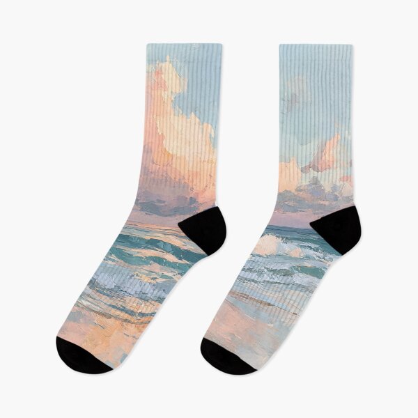 Item preview,  A beach at sunset with soft clouds 5 designed and sold by FlaskLab.