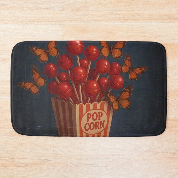 Item preview,  Surreal Popcorn Bucket with Lollipops and Butterflies designed and sold by SassyArtistry.