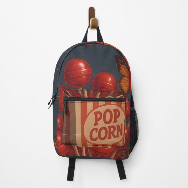 Item preview, Surreal Popcorn Bucket with Lollipops and Butterflies designed and sold by SassyArtistry.