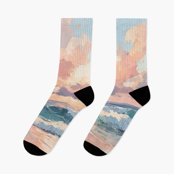 Item preview,  A beach at sunset with soft clouds 1 designed and sold by FlaskLab.