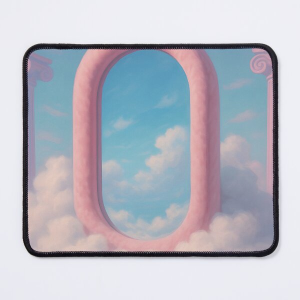 Item preview, Surreal Pink Arch and Pillars in Dreamy Clouds designed and sold by SassyArtistry.