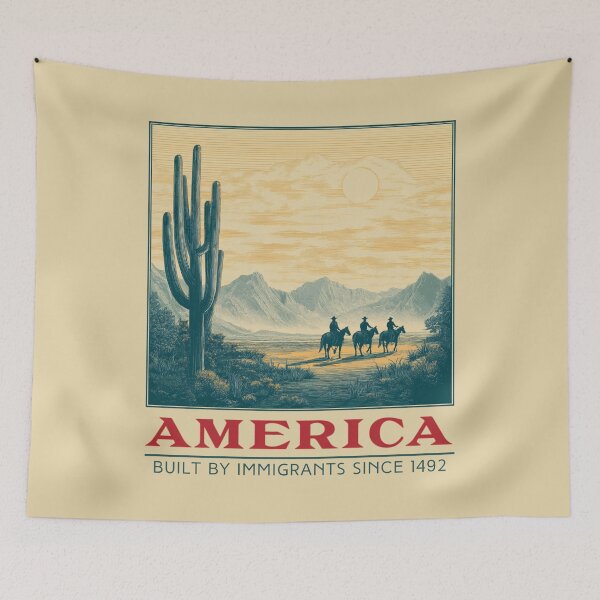 Item preview, América - Construida por inmigrantes desde 1492 designed and sold by GoodOldVintage.