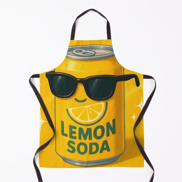 Item preview,  Cool Lemon Soda Can with Sunglasses designed and sold by SassyArtistry.