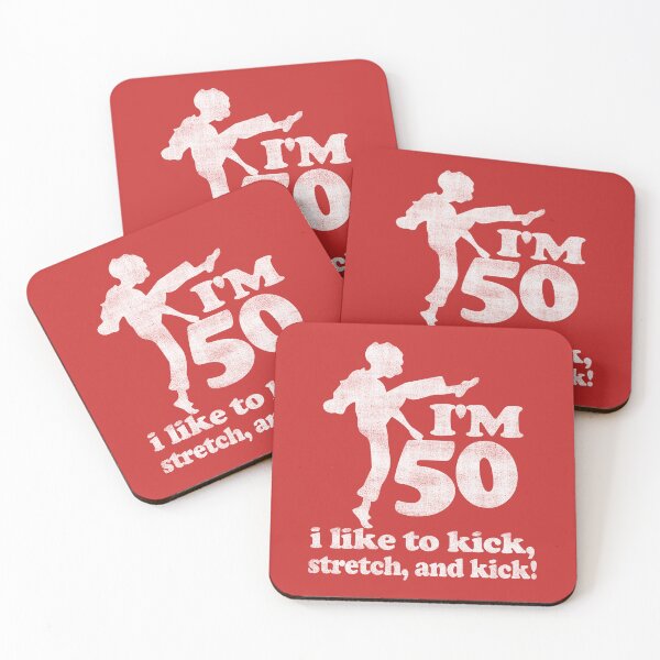 Item preview, Sally Omalley - I'm 50 i like to kick stretch and kick! vintage. designed and sold by EunsooLee.
