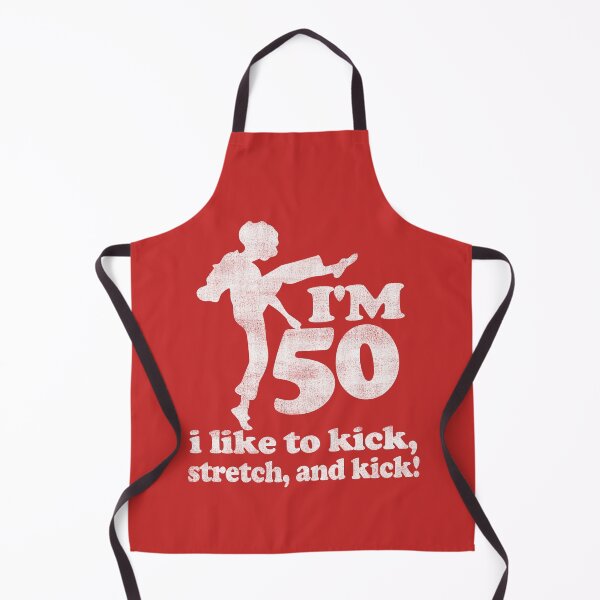 Item preview, Sally Omalley - I'm 50 i like to kick stretch and kick! vintage. designed and sold by EunsooLee.