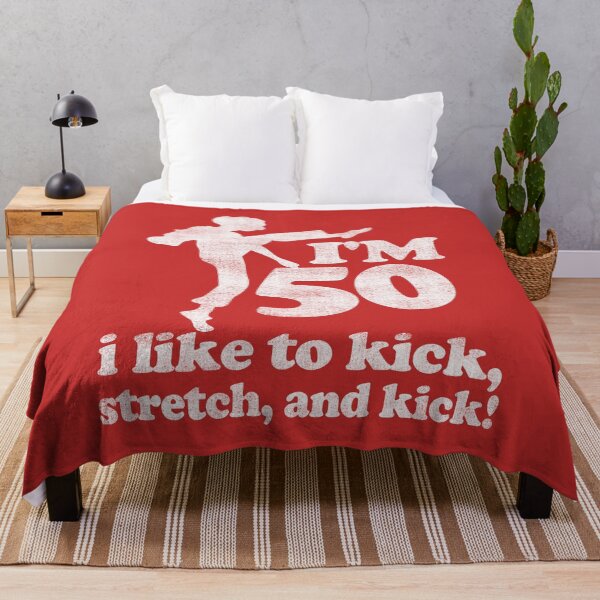 Item preview, Sally Omalley - I'm 50 i like to kick stretch and kick! vintage. designed and sold by EunsooLee.