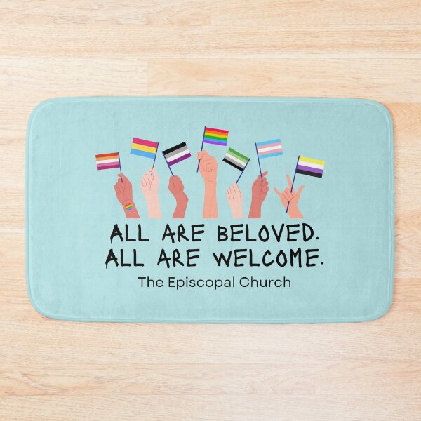 Item preview, All are Beloved.  All are Welcome. designed and sold by Canterbury Episcopal Campus Ministry at Texas Tech University .