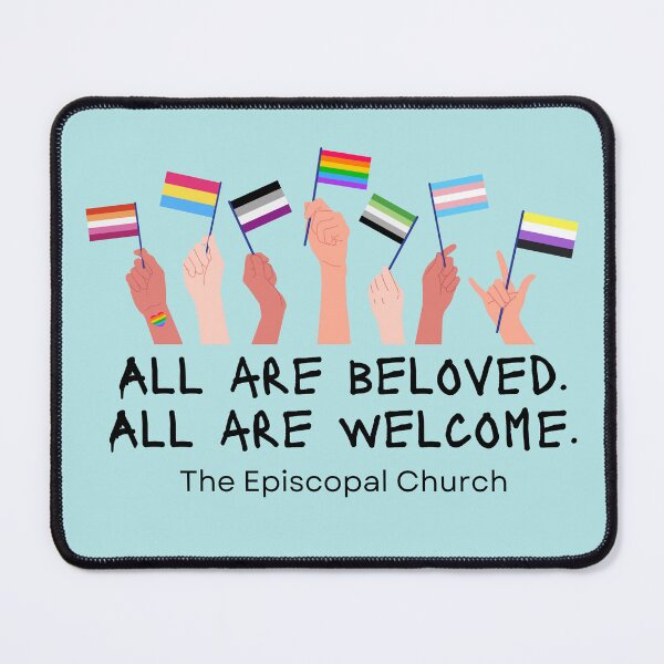 Item preview, All are Beloved.  All are Welcome. designed and sold by Canterbury Episcopal Campus Ministry at Texas Tech University .