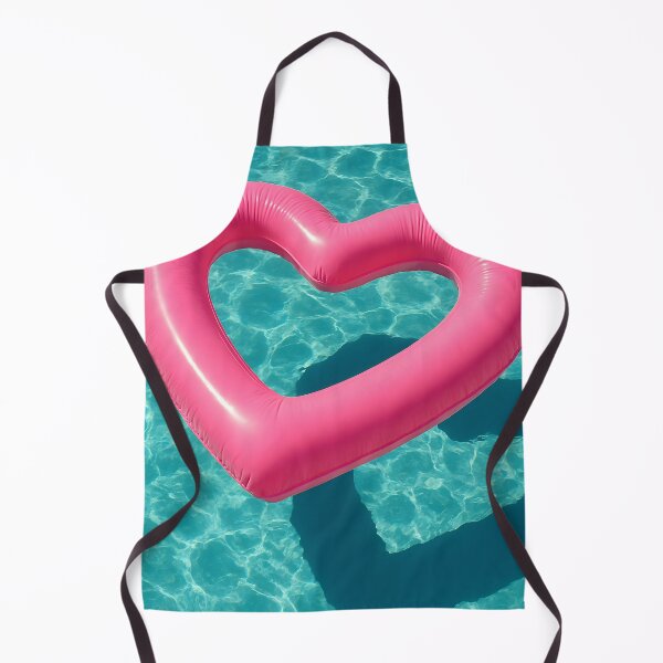 Item preview, Pink Heart Pool Float on Clear Water designed and sold by SassyArtistry.