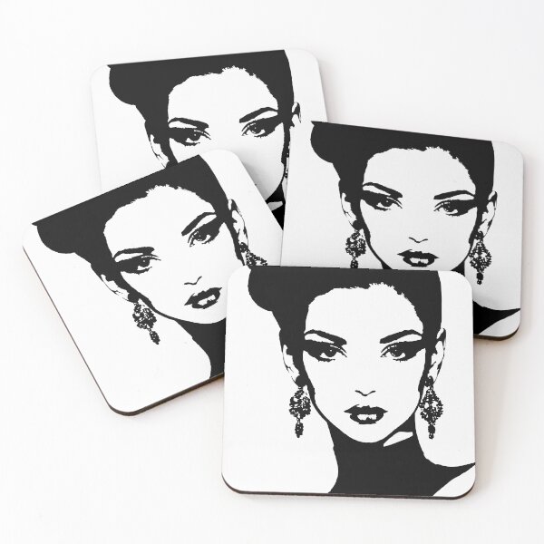 Item preview, Girlie pop slay Sleek Sophistication — Minimalist Dolled Up Fashion Portrait designed and sold by  Ojo de Lilith.