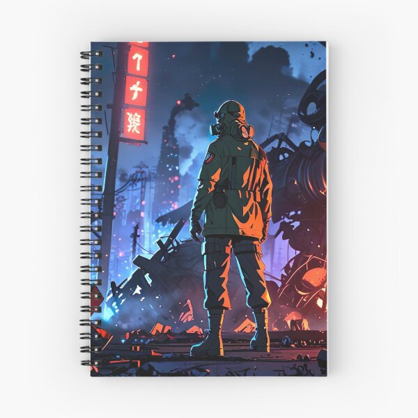Item preview, dystopian cityscape post apocalypse designed and sold by tarotstarostina.