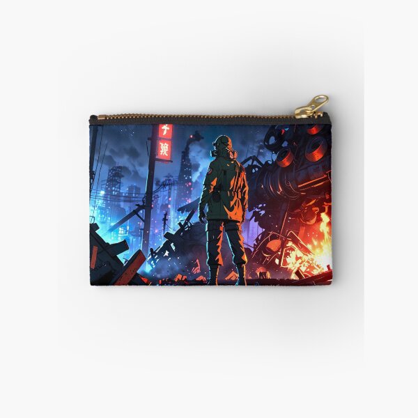 Item preview, dystopian cityscape post apocalypse designed and sold by tarotstarostina.