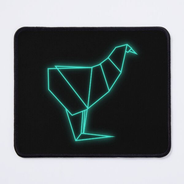 Item preview, Blade Runner Neon Green Chicken Origami designed and sold by Power Up Prints.