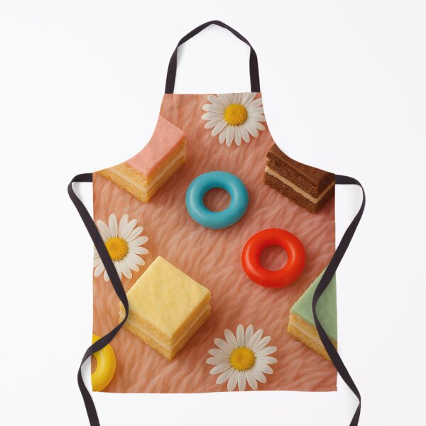 Artikelvorschau, Pastell Candy und Daisy Flat Lay auf Fuzzy-Hintergrund entworfen und verkauft von SassyArtistry.