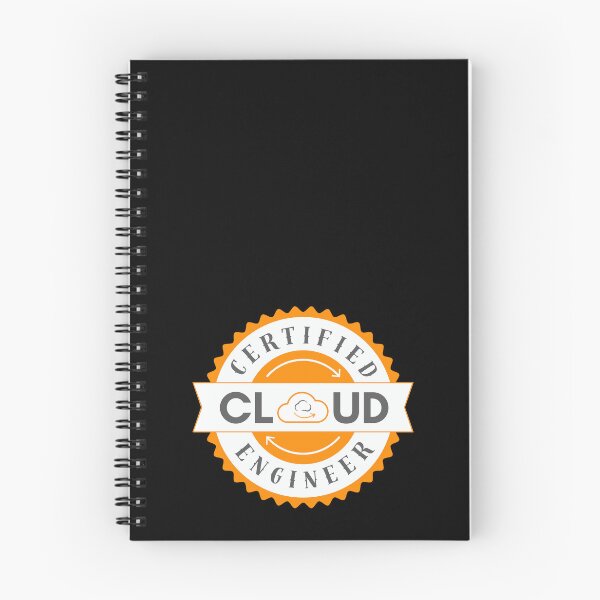 Item preview, Certified Cloud Engineer Design | AWS colors | Stickers, T-Shirts, Mugs, Backpacks, Pins, Notebooks & More designed and sold by I am Certified.
