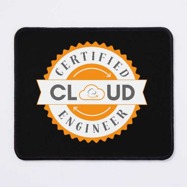 Item preview, Certified Cloud Engineer Design | AWS colors | Stickers, T-Shirts, Mugs, Backpacks, Pins, Notebooks & More designed and sold by I am Certified Designs.