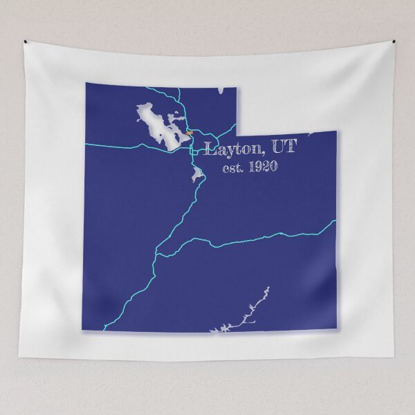 Item preview, Layton, UT [Blue] designed and sold by PhilbonianDezin.