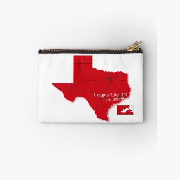 Item preview, League City, TX [Red] designed and sold by PhilbonianDezin.