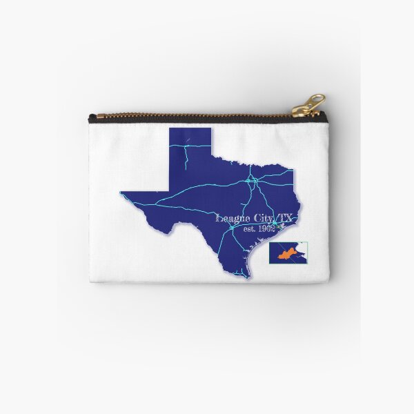 Item preview, League City, TX [Blue] designed and sold by PhilbonianDezin.