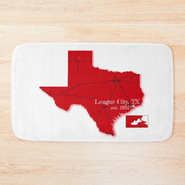 Item preview, League City, TX [Red] designed and sold by PhilbonianDezin.