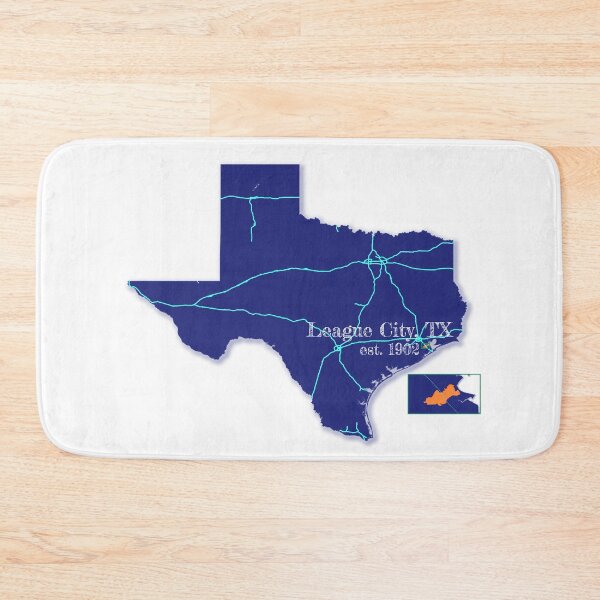 Item preview, League City, TX [Blue] designed and sold by PhilbonianDezin.
