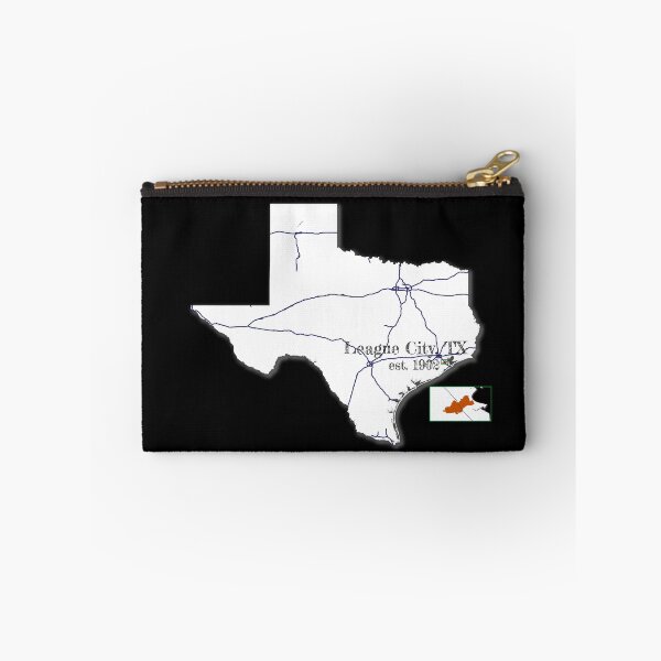 Item preview, League City, TX [White] designed and sold by PhilbonianDezin.