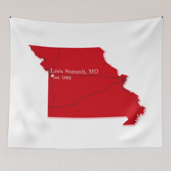 Item preview, Lee's Summit, MO [Red] designed and sold by PhilbonianDezin.