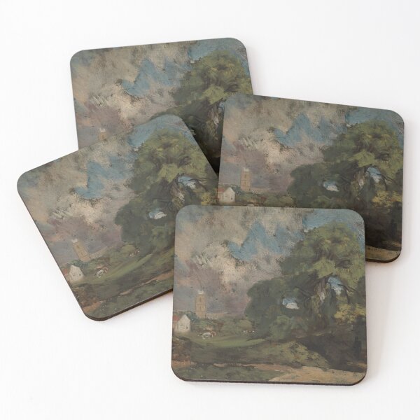 Item preview, English Countryside Oil Painting designed and sold by sslinkee.