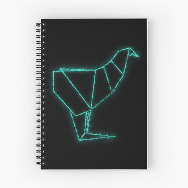 Item preview, Blade Runner Neon Green Chicken Origami distressed designed and sold by Power Up Prints.