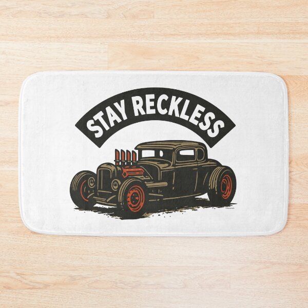 Item preview, Stay Reckless, Vintage Hot Rod Attitude Design designed and sold by Automotive Art by Greg.