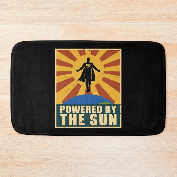 Item preview, Powered by the Sun Vintage Superhero Movie Poster designed and sold by BoggsNicolasArt.