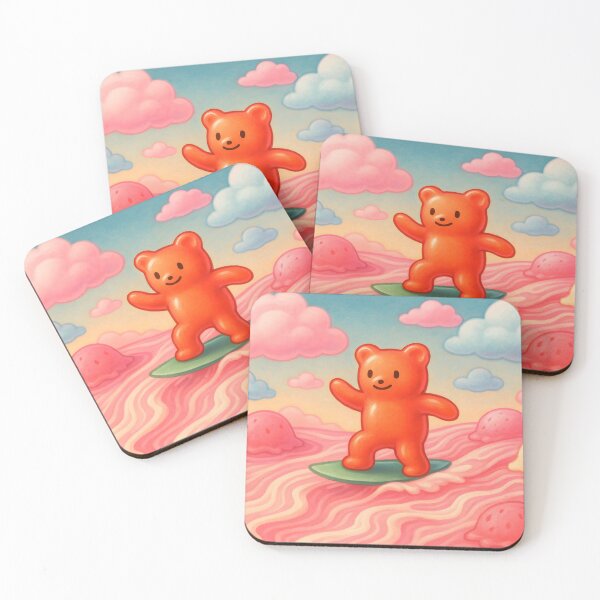 Item preview,  Gummy Bear Surfing in Candy Dreamland designed and sold by SassyArtistry.