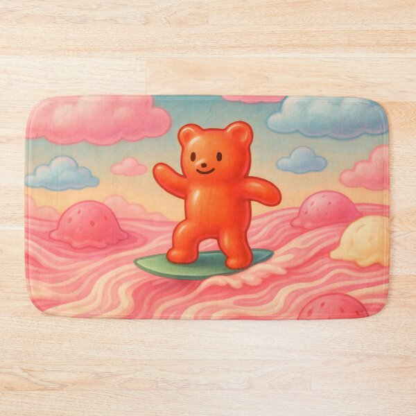 Item preview,  Gummy Bear Surfing in Candy Dreamland designed and sold by SassyArtistry.