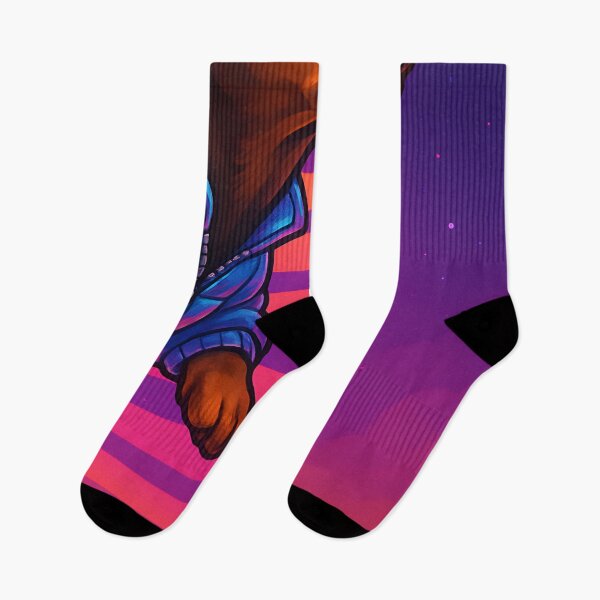 Item preview,  Jetpack Sausage Dog in Neon Sunset designed and sold by SassyArtistry.