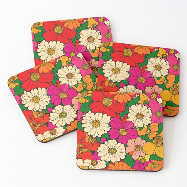 Item preview, Retro Summer Daisy Floral Pattern designed and sold by Lovemountain.