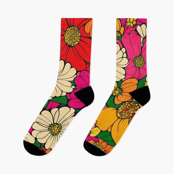 Item preview, Retro Summer Daisy Floral Pattern designed and sold by Lovemountain.
