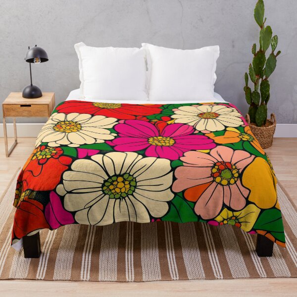 Item preview, Retro Summer Daisy Floral Pattern designed and sold by Lovemountain.