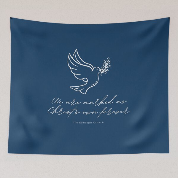 Item preview, Marked as Christ's Own - Dove - Episcopal Church designed and sold by Canterbury Episcopal Campus Ministry at Texas Tech University .