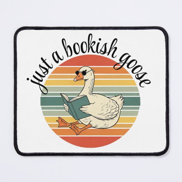 Item preview, Bookish Goose Retro Shirt, Funny Reading Goose T-Shirt designed and sold by MindfullyCreated.